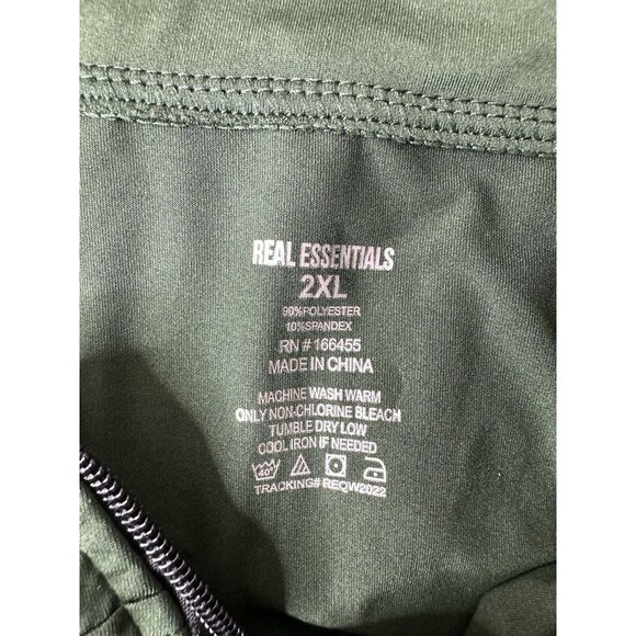 Real Essentials Mens Jacket Shirt 2XL XXL Dri Fit Long Sleeve Full Zip 3 Pack - Picture 13 of 13